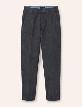 Premium Chino, Modern Fit#normale Größen#schlanke Größen#untersetzte Größen, Farbe Blau, 102, farbstabil dank Spezialfärbung edler italienische - Walbusch - FashionsVida