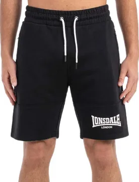 Short Scarvell Black / White L - Lonsdale - FashionsVida