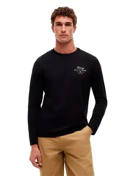 T-shirt à Manches Longues Mw0mw43225 Black M