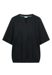NOS Solid Splitneck Blouse female