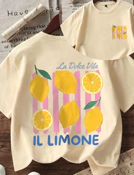 Camiseta Estampada Estilo Vacacional para Niña Preadolescente, Adecuada para Viajes y Uso en Vacaciones, Top Casual Versátil de Moda Primavera/Veran - Shein - FashionsVida