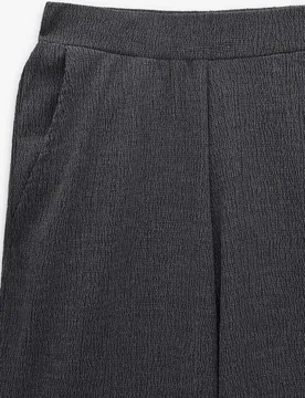 Pantalones rectos de mujer con cintura elástica en liso - Parfois - FashionsVida