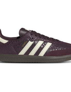 Samba Damen Sneaker - Kastanienbraun - Größe 41 1/3 - Leder Maroon 41 1/3