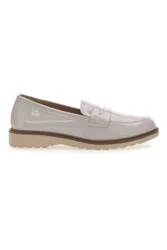 Mocassini In Vernice Beige 526820 39