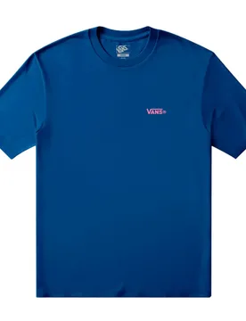 T-shirt à Manches Courtes New Left Chest Classic Blue L - Vans - FashionsVida