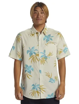 Chemise à Manches Courtes Aperoclass Snow White Aop Mix S - Quiksilver - FashionsVida