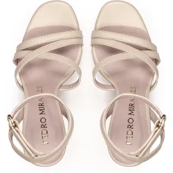 Sandalias de tacón de mujer con plataforma