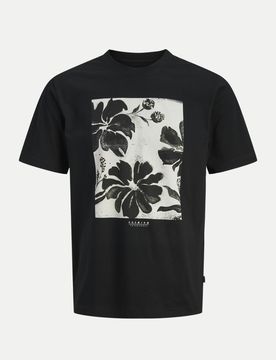 T-Shirt mit Fotoprint Schwarz M