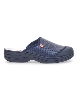 Ciabatte Da Lavoror 553 Blu Vera Pelle 38 - MRS CHEF - FashionsVida