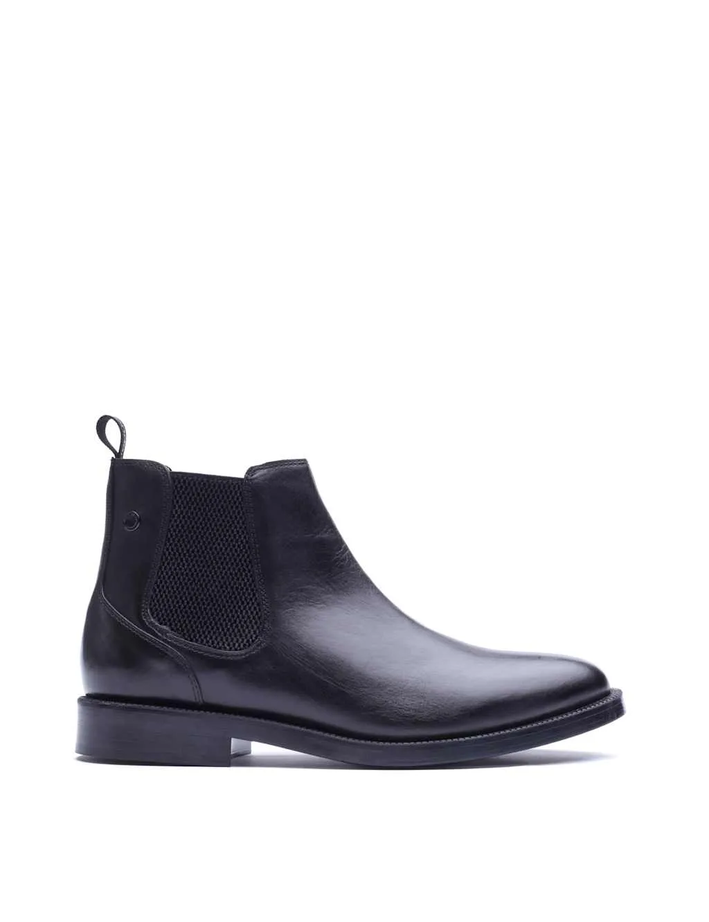 Leather Chelsea Boots Black male - Base london - FashionsVida