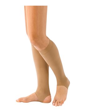 Kompressions-Stulpen beige 1