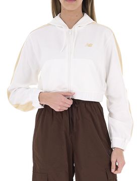 New Balance Felpa con zip PANNA M