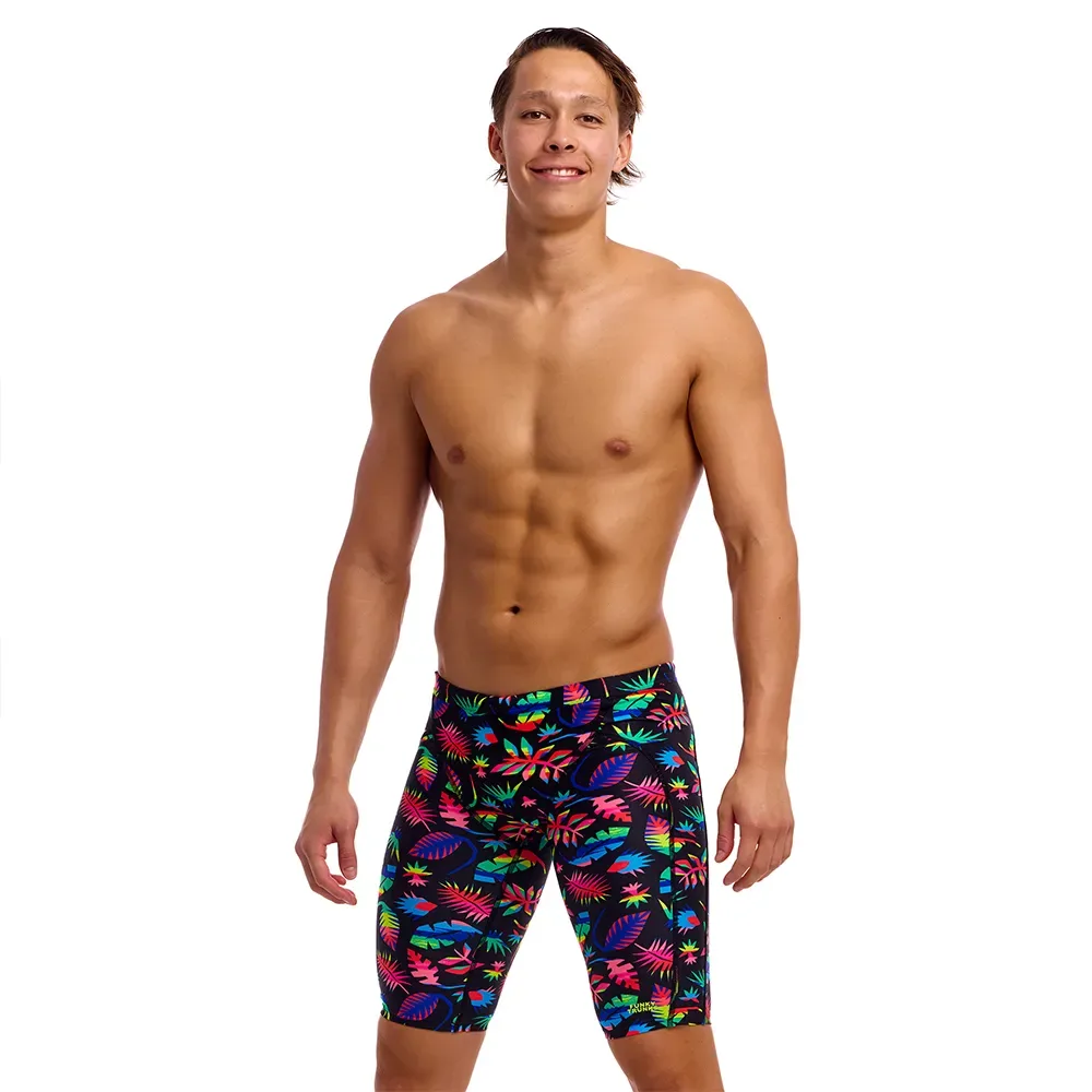 Fts003m72241 Training Jammer Lost Leaf AUS 32 Men - Funky Trunks - FashionsVida