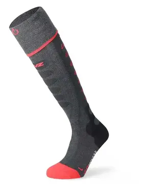 Chaussettes Longues Heat 5.1 Toe Cap Regular Fit Anthracite / Red EU 35-38 Homme