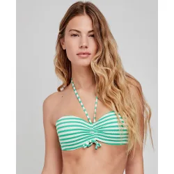 Top de bikini bandeau con aro