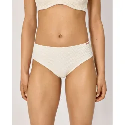Bragas de bikini moldeadora midi tejido calado