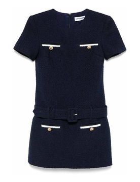 Self Portrait BOUCLE Mini vestito