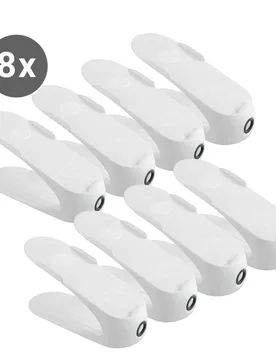 Schuhhalter Weiß 8er Set WENKO - WENKO - FashionsVida