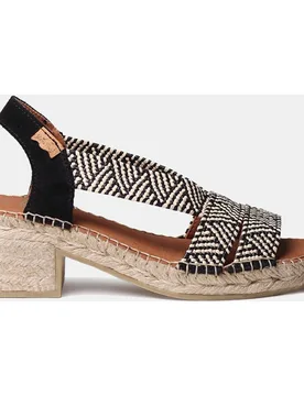 Alpargata de tacón para mujer con bandas elásticas - Toni Pons - FashionsVida