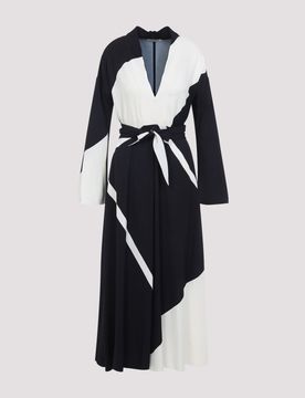 Printed Dress in Viscose Twill