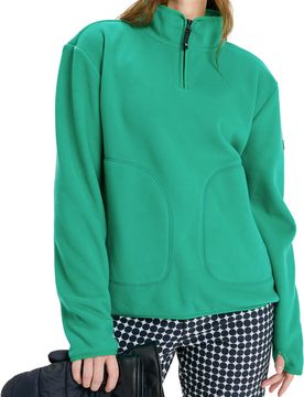 Technische Mittelschicht Moonrising Fleece Vivid Green für Damen Größe M Grün