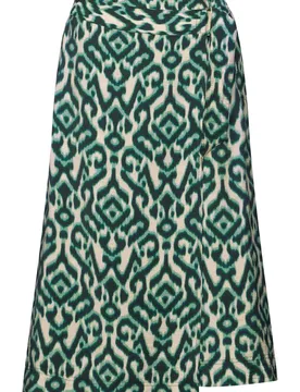 D-Ring Wrap Skirt_AOP female