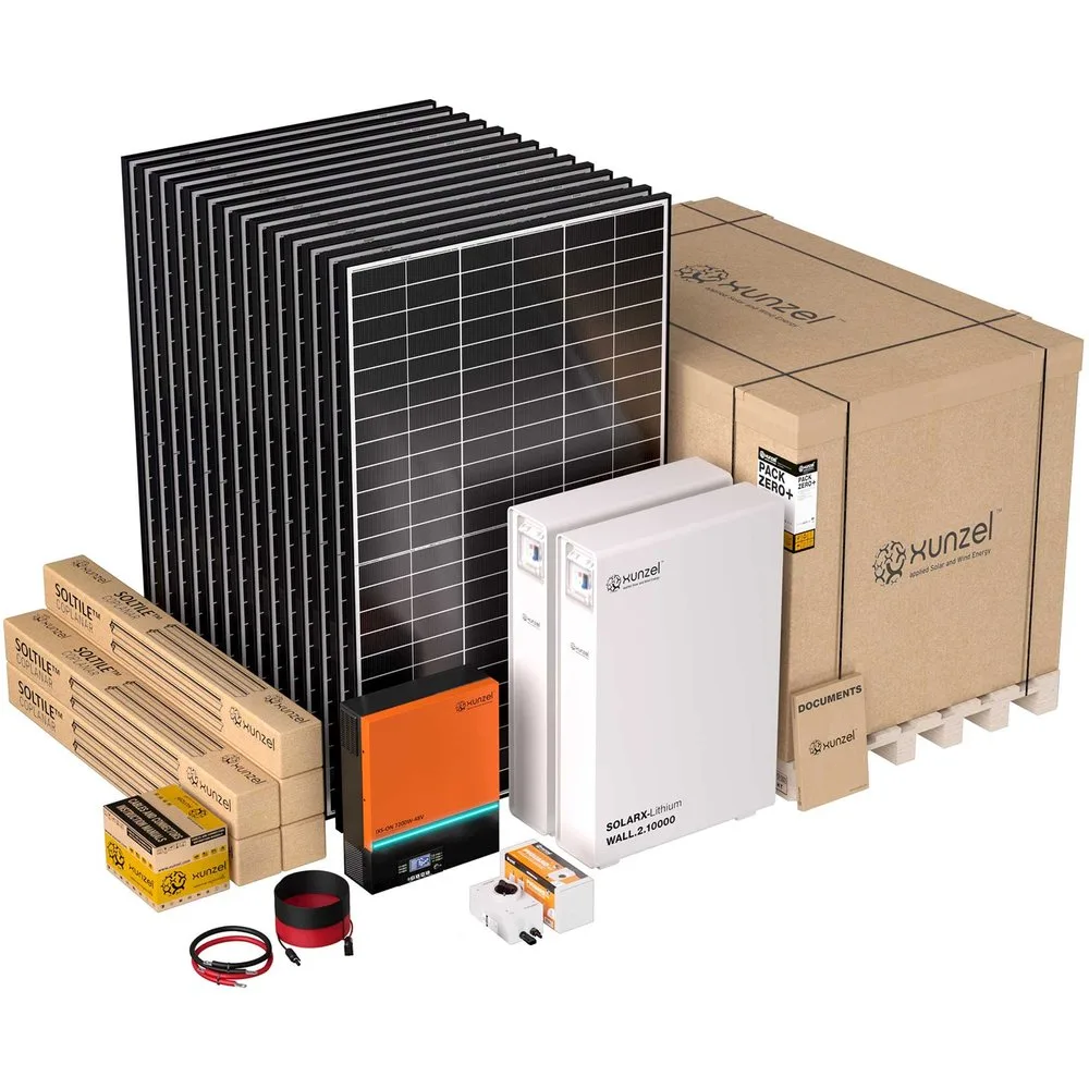 Kit Solar Litio PACK ZERO+ EQX4900L con Soportes - Xunzel - FashionsVida