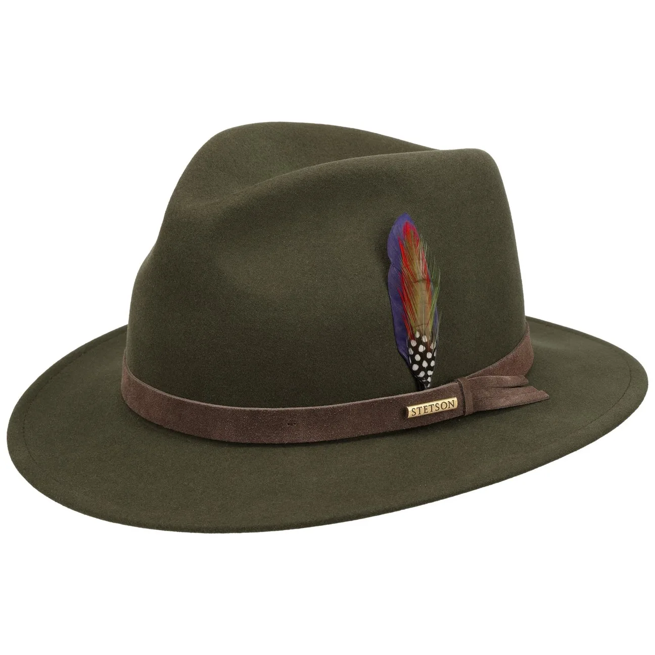 Traveller Softfelt by - khaki - Herren - Size: M (56-57 cm) - Stetson - FashionsVida