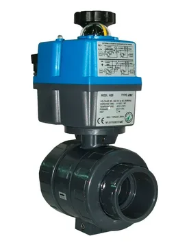 Ø20 Pvc-u Ball Valve Industrial Ptfe-epdm Ellectrically Actuated Ac/dc 80-240v Grey One Size unisex - Cepex - FashionsVida