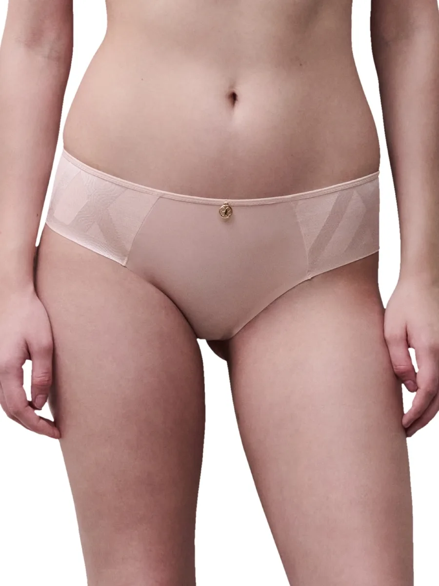 Womens Glaze Shorty - Pink Polyamide - Size Small - Chantelle - FashionsVida