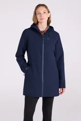 Hilltop II Womens Waterproof Jacket - Navy - Navy - Size: 12