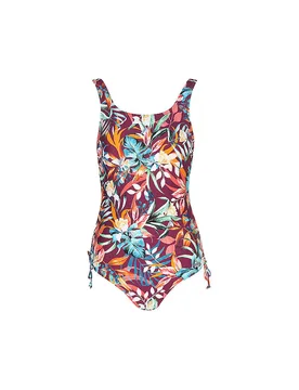 Damen Badeanzug dunkelrot 38B W - Venice Beach - FashionsVida