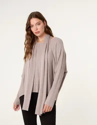 Scarf Cut And Sew 2in1 Jumper - ONE / MOCHA - female