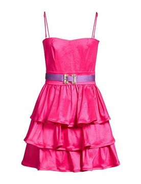 Mini-Kleid Damen Fuchsia S Damen