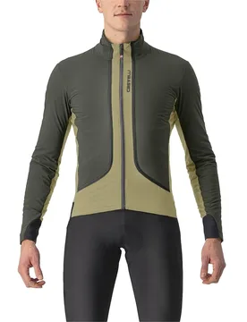 Giacca Flight Air Tee Green / Military Green / Black - Castelli - FashionsVida