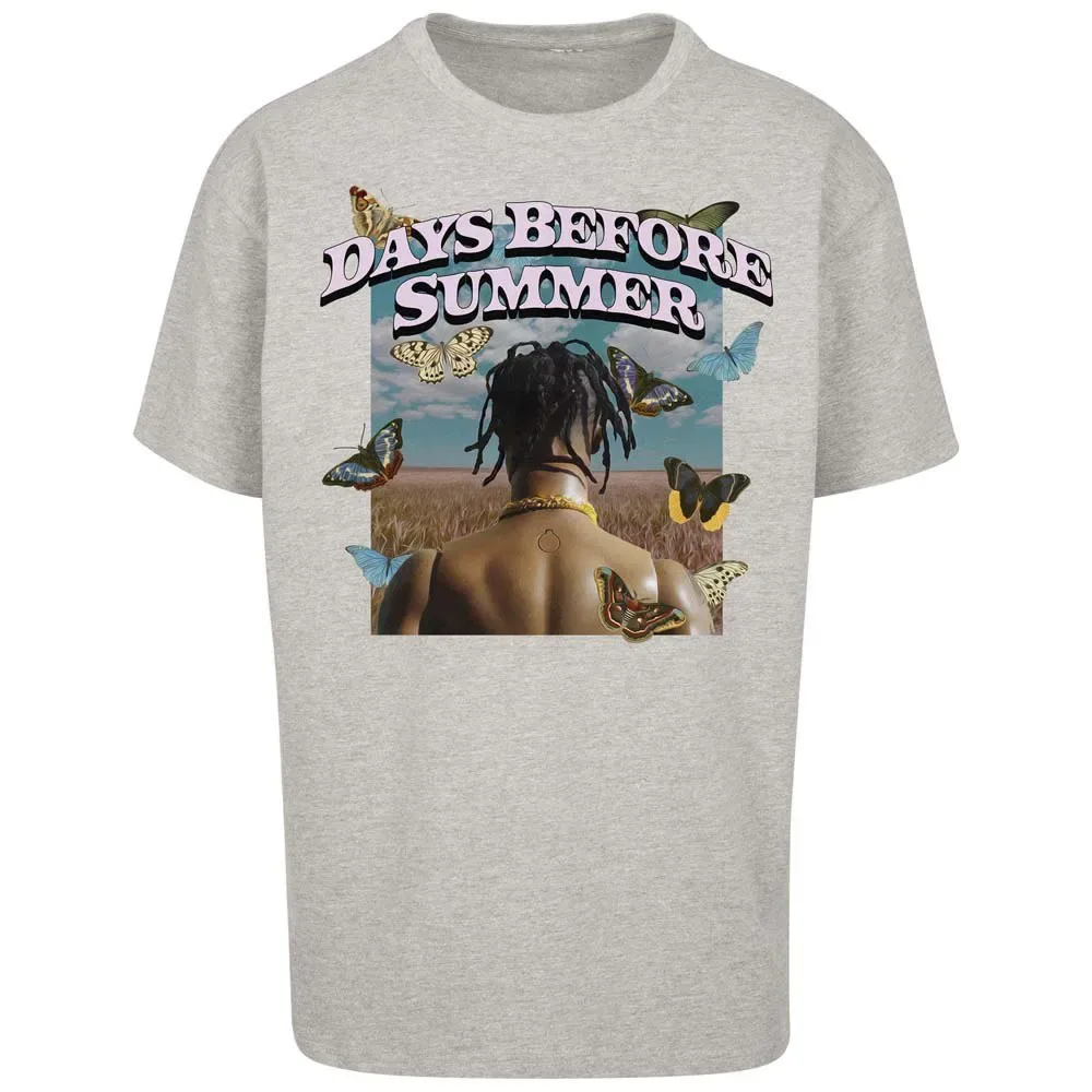 Maglietta A Maniche Corte Days Before Summer Oversize Grey S - Mister TEE - FashionsVida