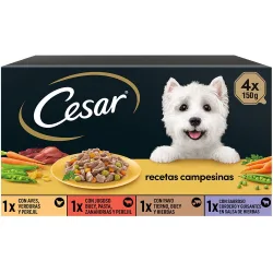 Comida húmeda para perros adultos MultiPack en salsa recetas campesinas