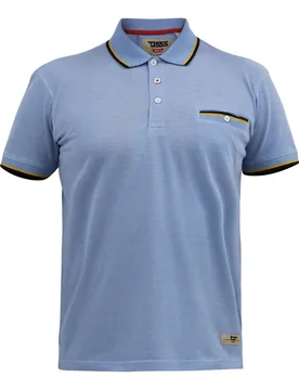 D555 Talbot Mens Jacquard Polo Shirt - Duke - FashionsVida