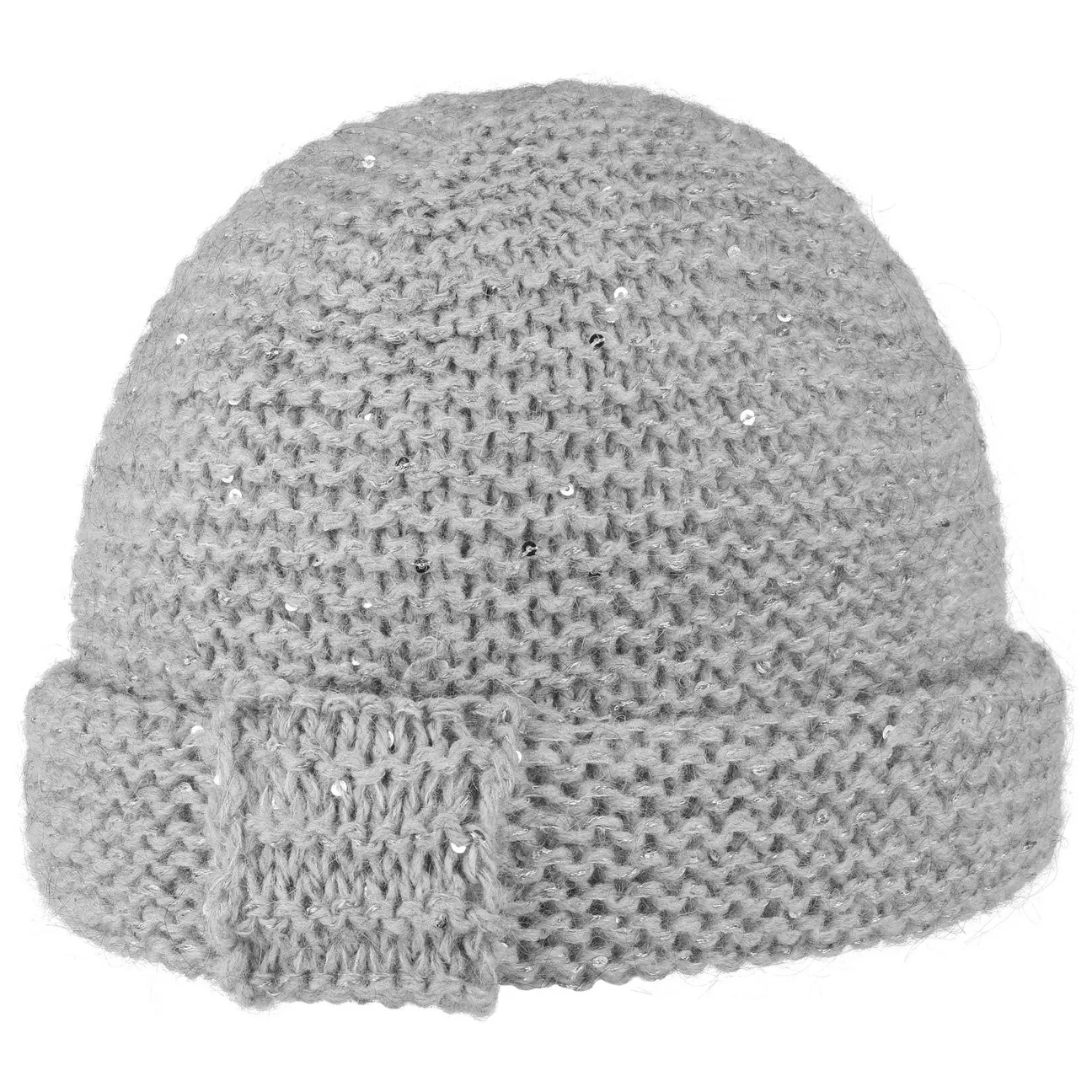 Milinda Lurex Sequins Beanie by - grey - Damen - Size: One Size - Lipodo - FashionsVida