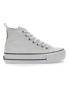 Sneakers Mid-Cut Kaya Platform Bianche 38 - British knights - FashionsVida