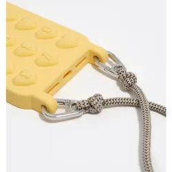Accesorio tecnológico para móvil de mujer silicona iphone 17 pro cabo