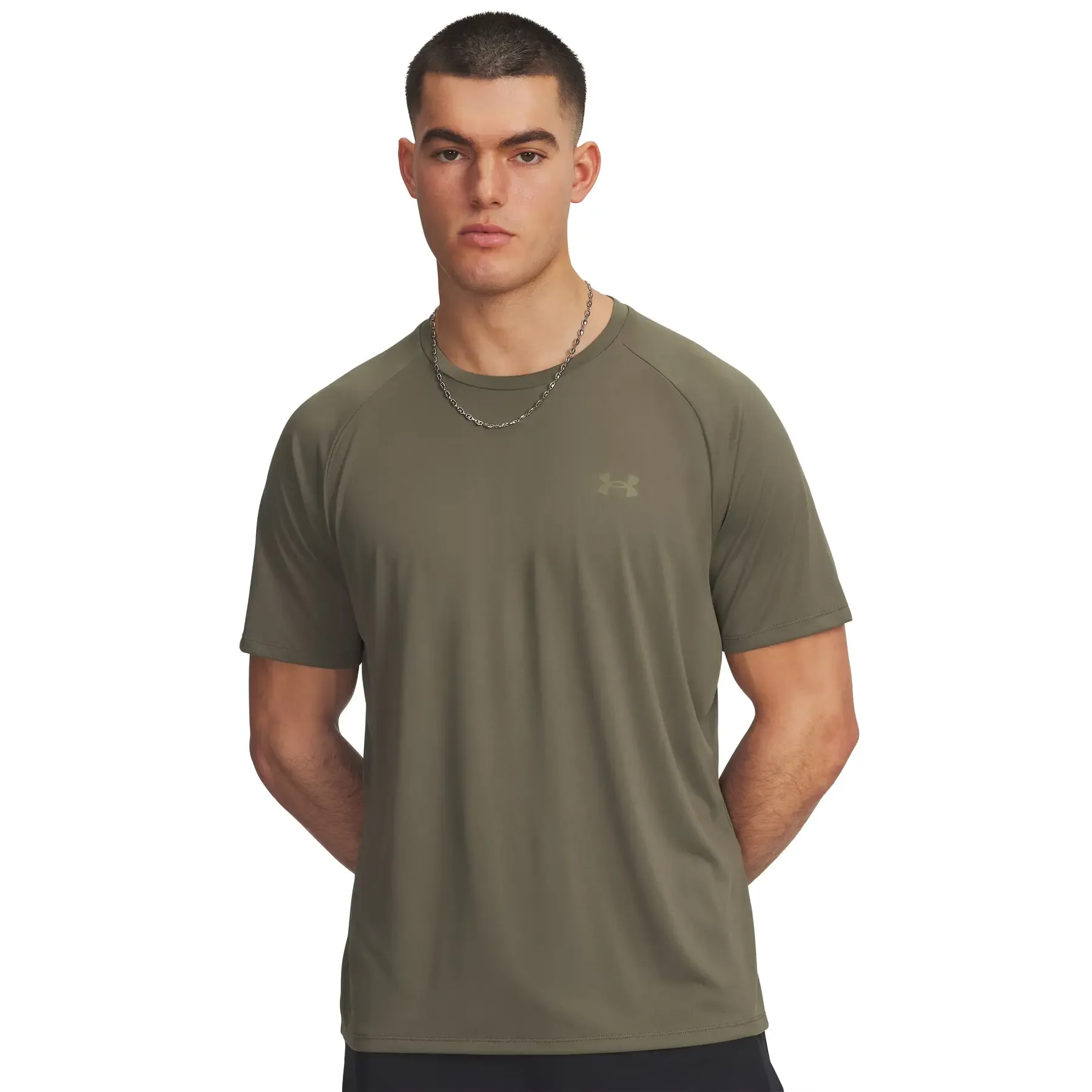 T-Shirt Tech - Vert - male - Size: L - Under armour - FashionsVida