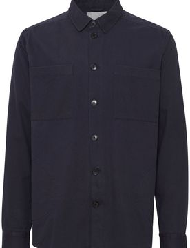 Solid Camisa azul noche
