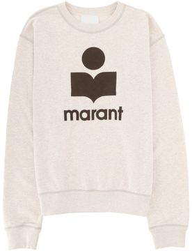 Organic Cotton Sweatshirt with Flocked Logo