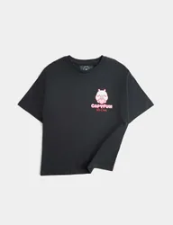 Cotton Rich Capybara T-Shirt (2-8 Yrs) Carbon female