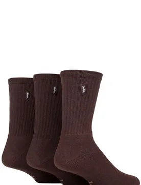 Pair Brown Urban Trail Cotton Sports Socks Men's 6-11 Mens - - Brown - Size: 6-11 Mens - Jeep - FashionsVida