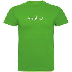 Maglietta A Maniche Corte Runner Heartbeat Green 2XL