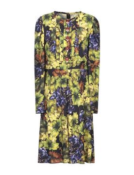 Dolce&Gabbana Vestido midi Mujer Amarillo 32,34 Mujer