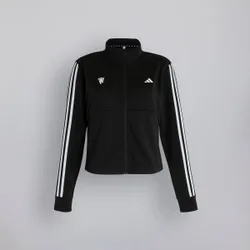 Manchester United x Womens Essentials Aeroready 3-Stripes Track Top Black L