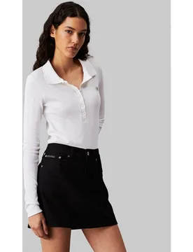 Body Mujer cuello polo de manga larga - Calvin Klein Jeans - FashionsVida